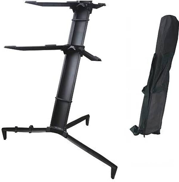 Softline Pro Two Tiers Keyboard Stand Black Double Music Instrument Stand