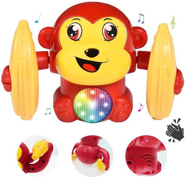 Piharva Electric Flipping Dancing Rolling Monkey Toy Educational Toy