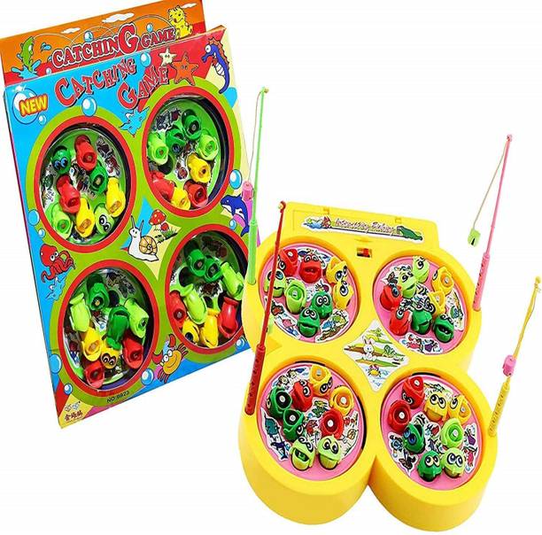 KTRS Fish Catching Game Magnetic Fishing Game Board Set Fun Game