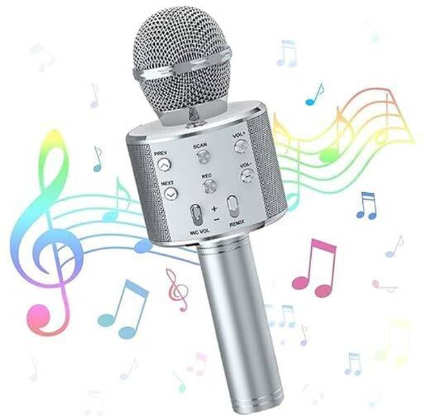 Seraphic Wireless & Portable Microphone with Speaker, Continuous Play, Audio Recording Microphone