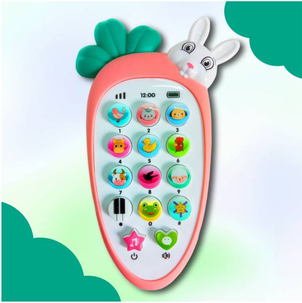KAVANA Toys Rabbit Phone Smart Phone Cordless Feature Mobile Phone Toys
