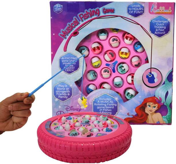 Kriiddaank Princess Musical Fishing Game - Underwater Adventure, Battery Powered, Sea