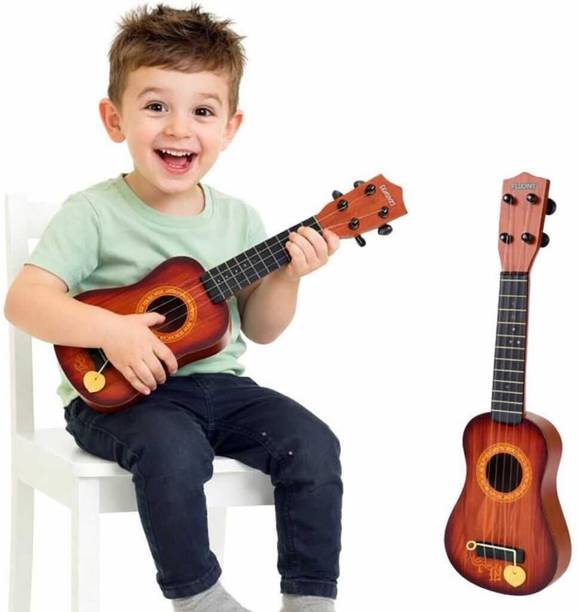 A Cube Guitar Toy 4 Strings Acoustic Music Toys for Kids / Kids Guita