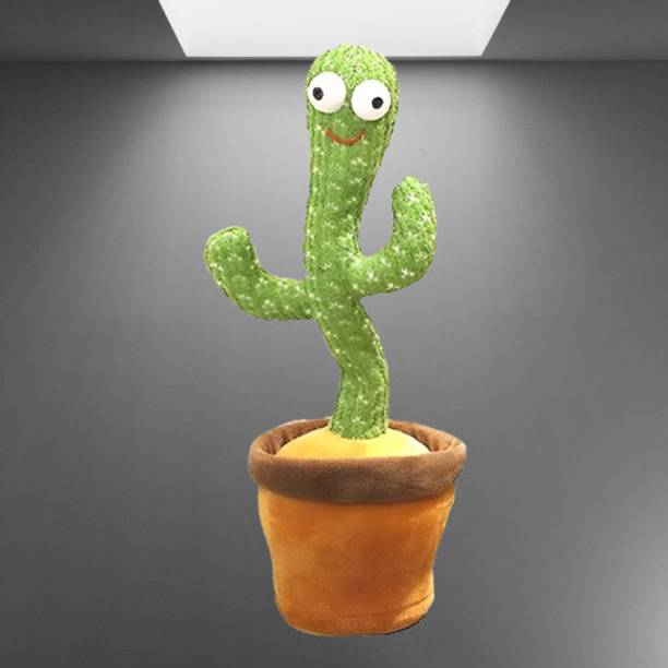 TOY NAGRI Latest Dancing Cactus Repeats Electronic Plush Toy