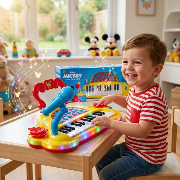 DISNEY Mickey Mouse Junior Musician Piano and Drum Sounds