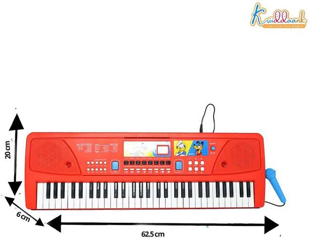 DISNEY Mickey Mouse 37-Key Musical Keyboard Piano with Microphone