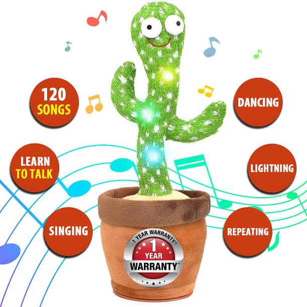 Argussy DANCING CACTUS MUSICAL TOY TALKING TOY