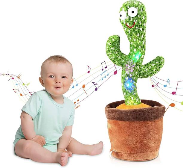Onshhm Dancing Cactus Voice Recorder Baby Toys – Plush Toys Talking and Singing