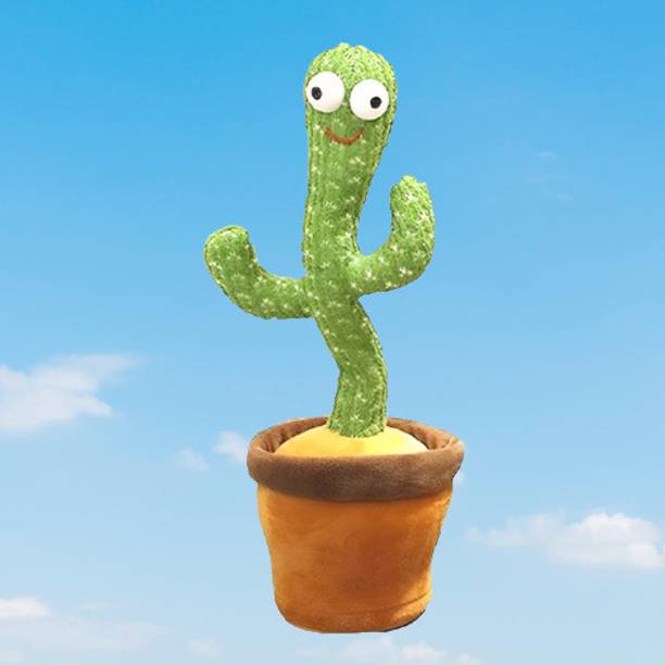 TOY NAGRI Dancing Cactus Repeats What You Say,Electronic Plush Toy