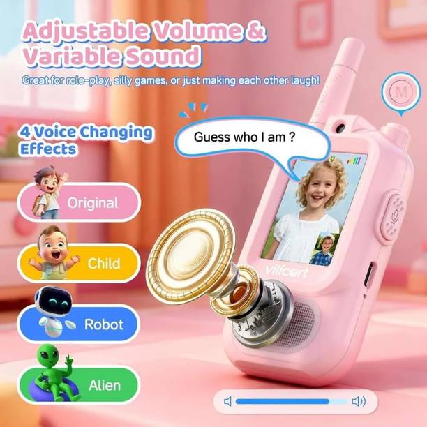 JYTIQ Kids Walkie Vedio Play for Communication Fun Talking Toy