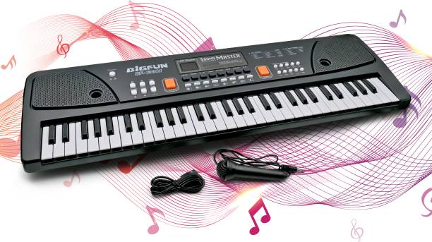 VikriDa Electronic Digital Piano Keyboard 61 Keys- Multi-Function Portable Piano