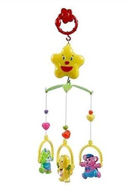 KIDSNEY Plastic Sweet Cuddle Harmonium Hanging for Toddler (Multicolor)