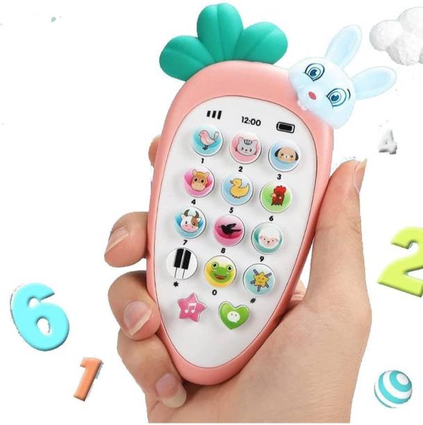 Mira Farmcraft Mobile Phone for Kids Smart Cordless Phone Feature Rabbit Mobile Musical Toys