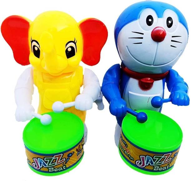 Maa Momai Toys Jazz Beat Twin Drummer Set