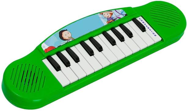 Toyporium Portable Electronic Keyboard Piano Attractive Musical Toys for Kids (Green)