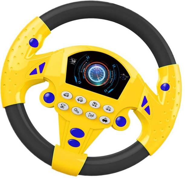 AZTEC Yellow Stearing Wheel