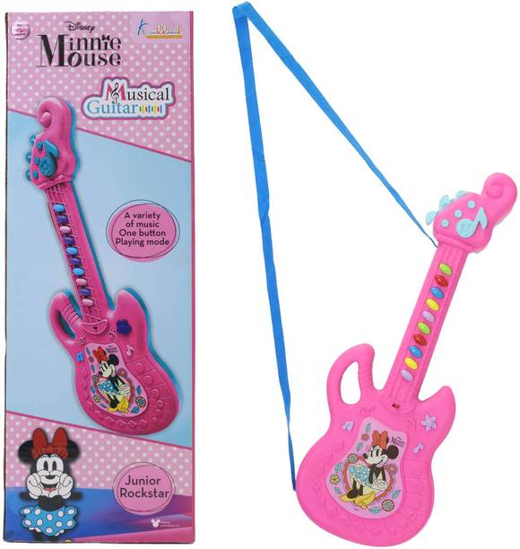 Kriiddaank Minnie Musical Guitar - Toddler Friendly, Mouse Sing-Along Karaoke, Junior Mus