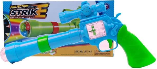 SE 3D Projection Strike Toy Gun with Lights & Sound | Battery-Operated Action Toy