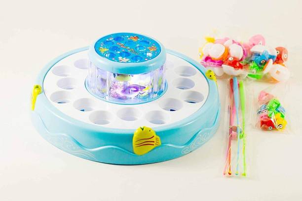Intelligent PLASTIC FISH TOY GAME SET (multicolor)