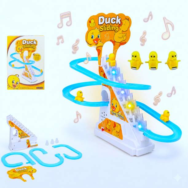 Netigems Duck Track Sliding & Climbing Toys for kids, Kids Musical Toys ||