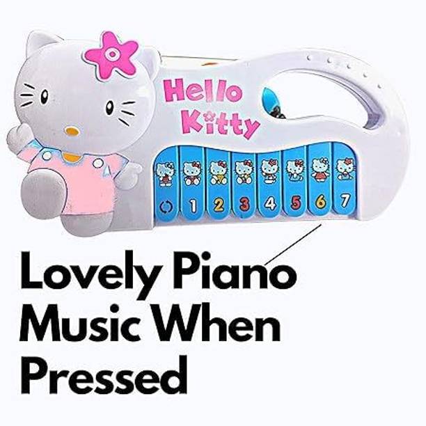 Taabar Kitty Musical Piano design for kids 7 musical keys