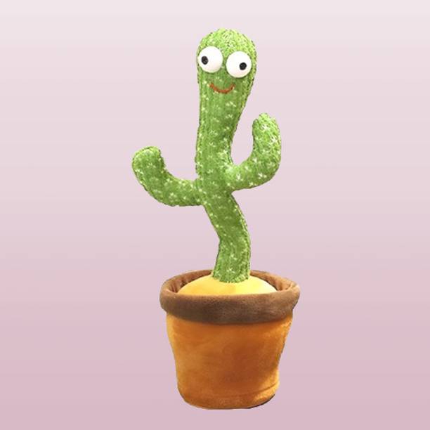 SBE New Dancing Cactus Repeats What You Say|Electronic Plush Toy | Singing Cactus