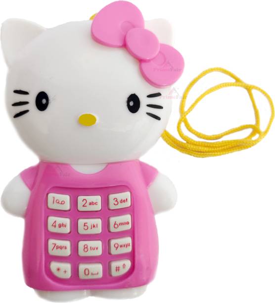ROSEFAIR Hello Kitty Phone with Music, Baby Mobile Learning Toy, Birthday Gifts for Baby