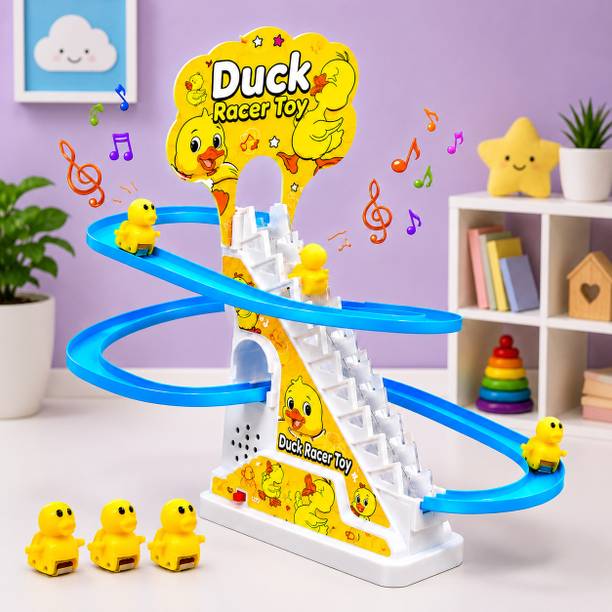 Netigems Cute Duck Racer Staires Climbing Toys-For-Kids-Baby, Toy Gift For Boys-Girls