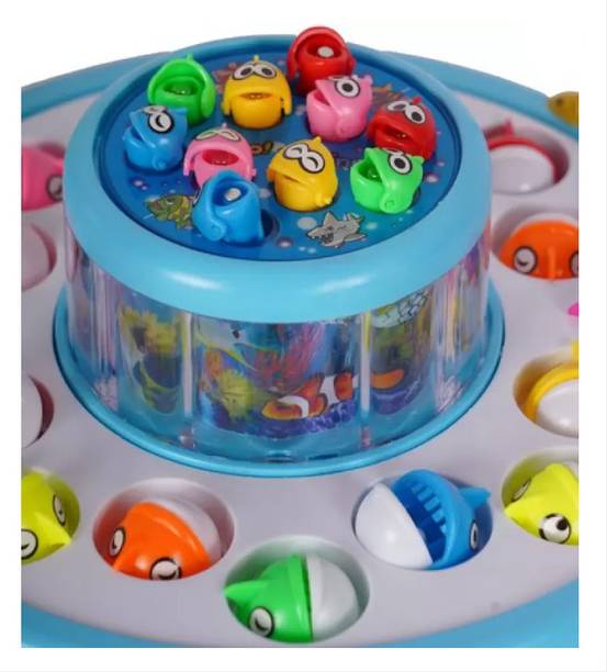Tiny Tales Fishing Game Toy Set with Rotating Board