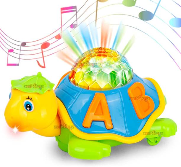 Taabar | Electronic Musical Light up Toy | Crawling Turtle Baby Musical Kids Toy