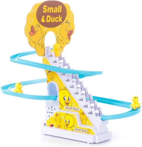 Smartcraft Duck Slide Toy Set, Funny Automatic Stair-Climbing