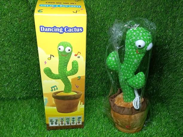 Childgossip Best Dancing Cactus Repeats What You Say Electronic Plush Toy with Lighting