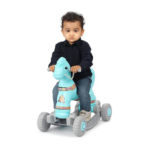 TOYPROFESSOR Kids Horse Rider Rocker Toys 1-3yrs birthday gift Ride on toy Bis certified toy