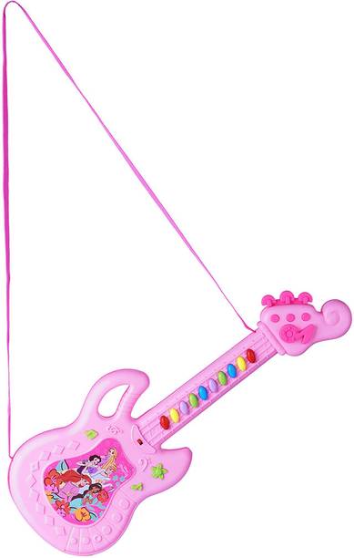 Kriiddaank Princess Musical Guitar - Toddler Friendly, Mouse Sing-Along Karaoke, Junior