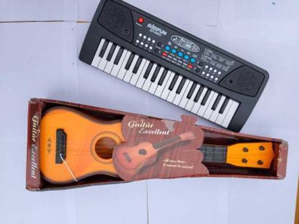 IJAYTOYS Combo Bigfun Kids Toys Electronic Musical & Printed Guitar Toy | Learning Toy
