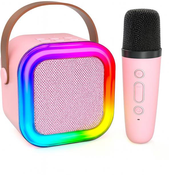 DigiMetrix Portable Karaoke Speaker with Bluetooth and Wireless Mic