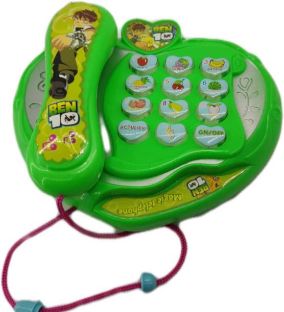JniL Telephone landline Toy / Musical and Lights/ Battery Operated