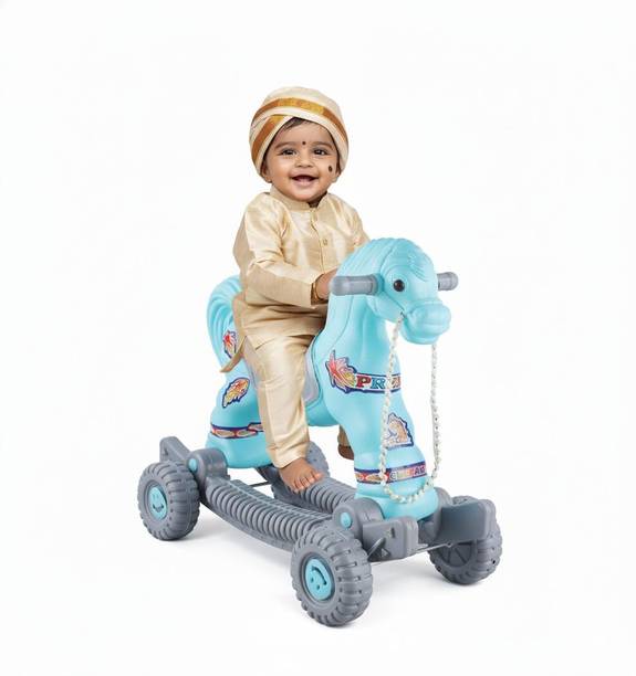 TOYPROFESSOR Baby Horse Rider for Kids 1-3 Years Birthday Gift Horsey Rocker Ride-on Toy