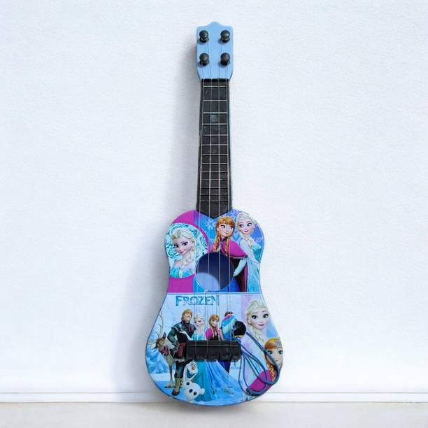JOLARY 4 Sting Cartoon Printed Guitar Toy For Kids