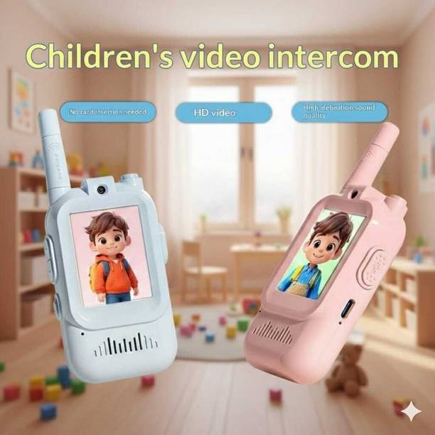 Zintargo kids Toy video walkie-talkies (pack of 2)