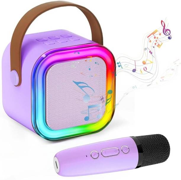 CountryLink Karaoke Machine Microphone Portable Bluetooth Wireless Speaker with Wireless Mic