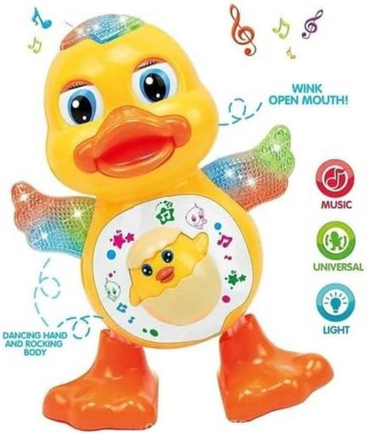 Glamour Dancing Duck Smart Interactive Electronic Duck Toy with Music & Flash Lights
