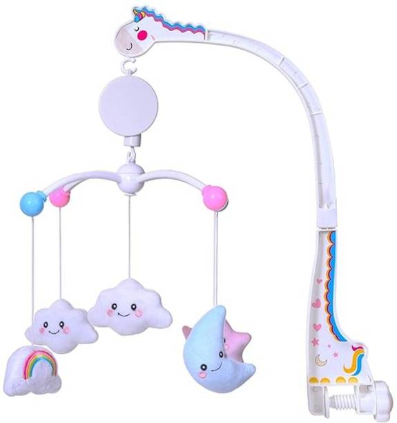 Toys R Us Bruin Rotating Pony & Stars Musical Rattle for Kids | Cot Mobile for Cradle for Baby
