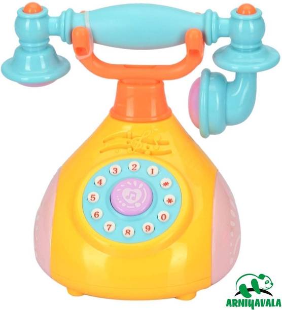 ARNIYAVALA Toy Landline Telephone Musical Phone Toy Simulation for Children