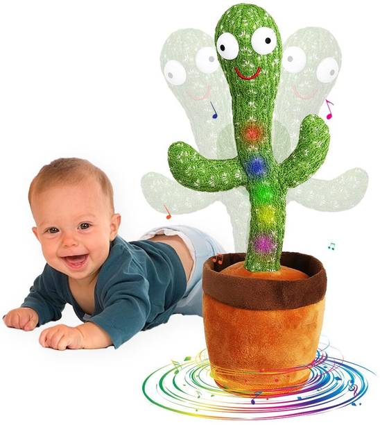 Wembley Toys Talking Cactus for Kids Baby Dancing Wriggle Sing Recording Repeat What You Say
