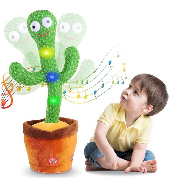 Niloni Dancing Cactus Toy for Babies Talking, Speaking, Recording Gift for Toddlers