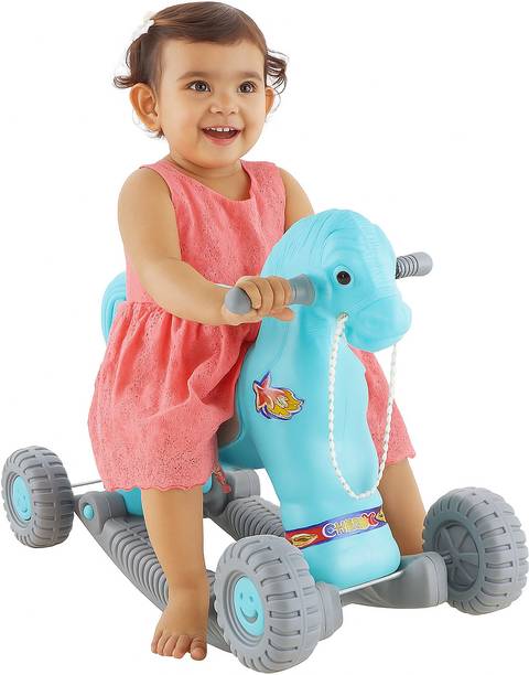TOYPROFESSOR Baby Horse Rider and Rocker Boy Girl Unisex Playtime Fun for Kids 1-3 Years