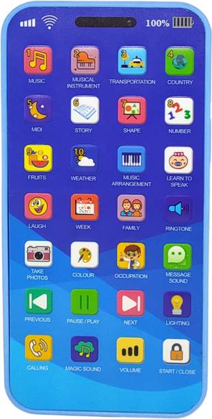 J K INTERNATIONAL Educational Phone Toy for 2-12 Years Kids Rechargeable