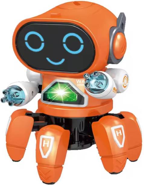KTRS dancing Electric Six-claw fish robot toys intelligent music lights toyss