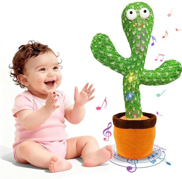 THELHARSATOYS Dancing Cactus Musical Toy